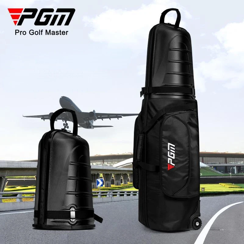 PGM Golf Aviation Bag Men Women Hard Shell Anti Collision Squeeze Aircraft Consignment Belt Roller Skating Travel Bags HKB014