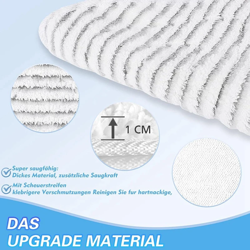 Housses de rechange pour nettoyeur vapeur Vileda et Steam Plus, accessoires de remplacement, 10 pièces