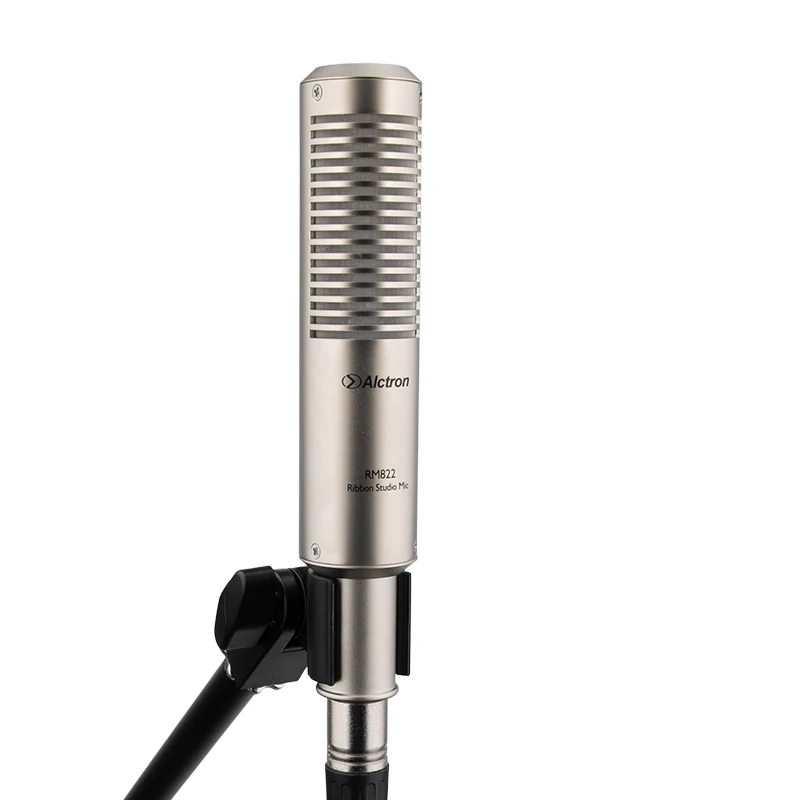 Alctron RM822 passive ribbon mic, tiny and portable, figure-8 polar pattern; all metal housing, portable design