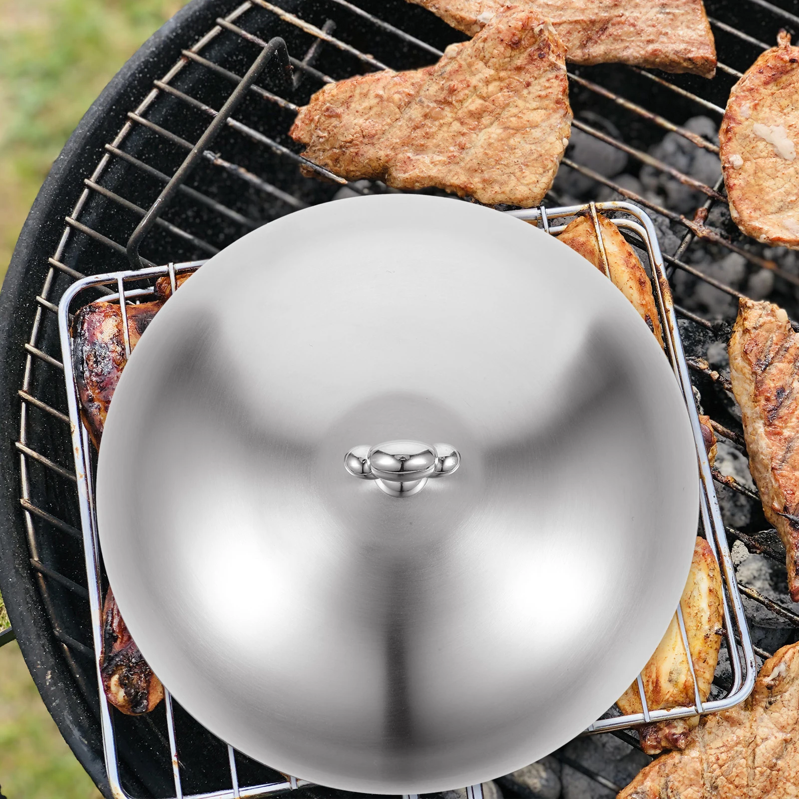 

1pc Stainless Steel Food Oil-Proof Supply Home Restaurant Use Sturdy Dish Protector Protective Kitchen Gadget Household