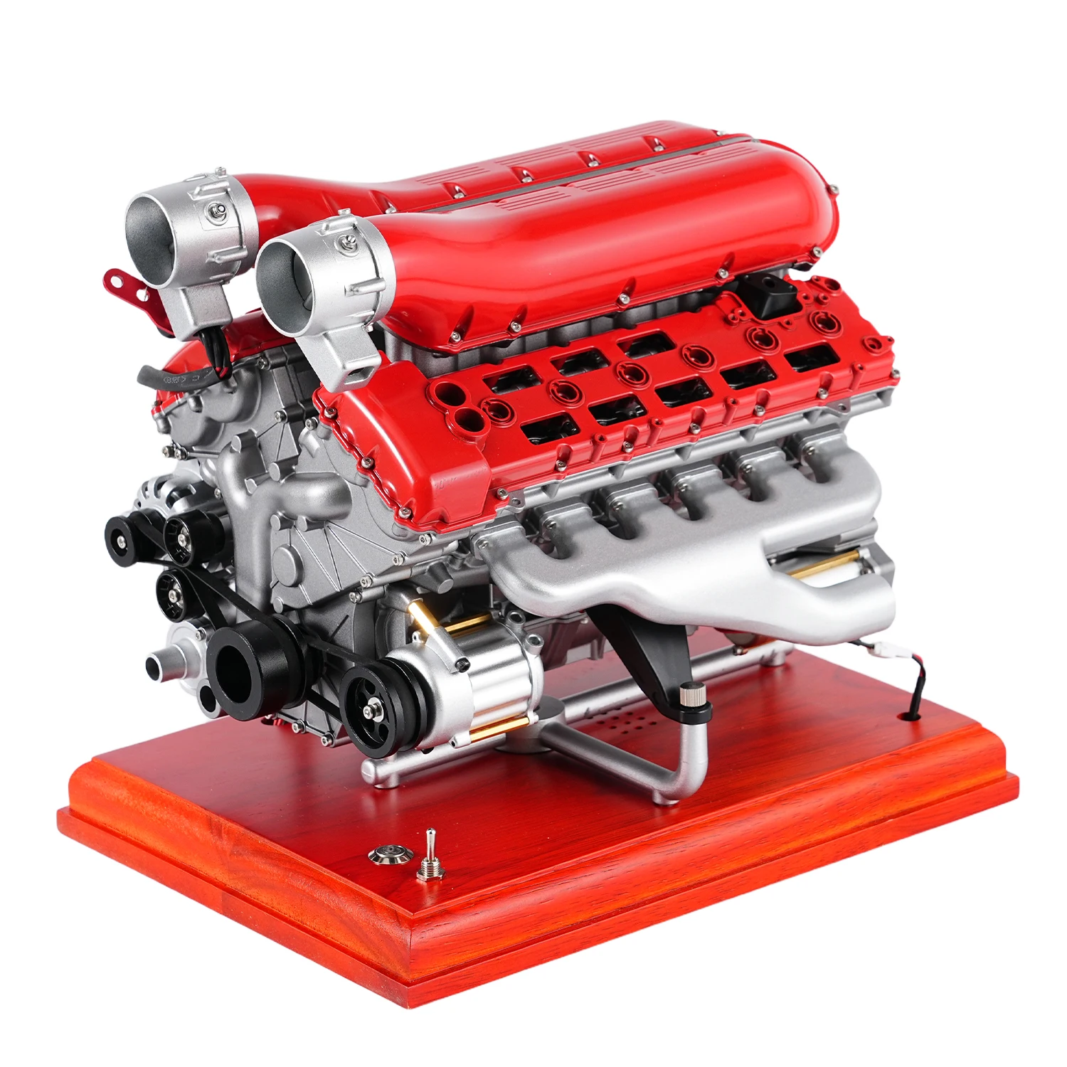 

Комплект сборки модели двигателя TECHING V12, модель рабочего двигателя в масштабе 1/4, более 800 деталей, модель двигателя для моделирования суперкара