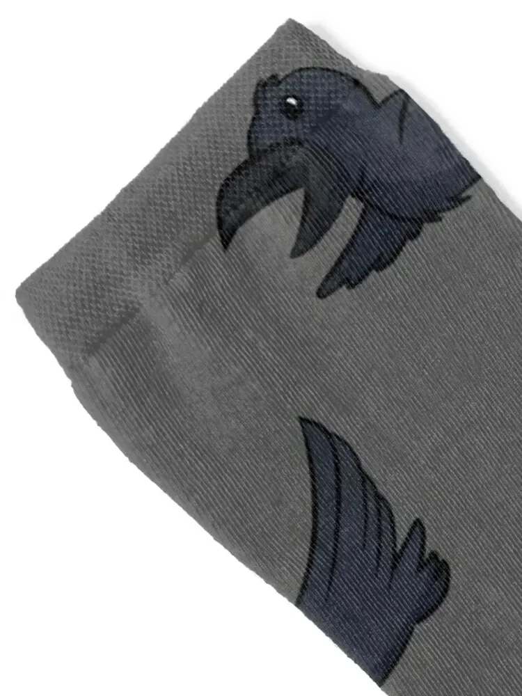 Cute Crow Socks Heating sock Argentina sports and leisure Socks Man Women's