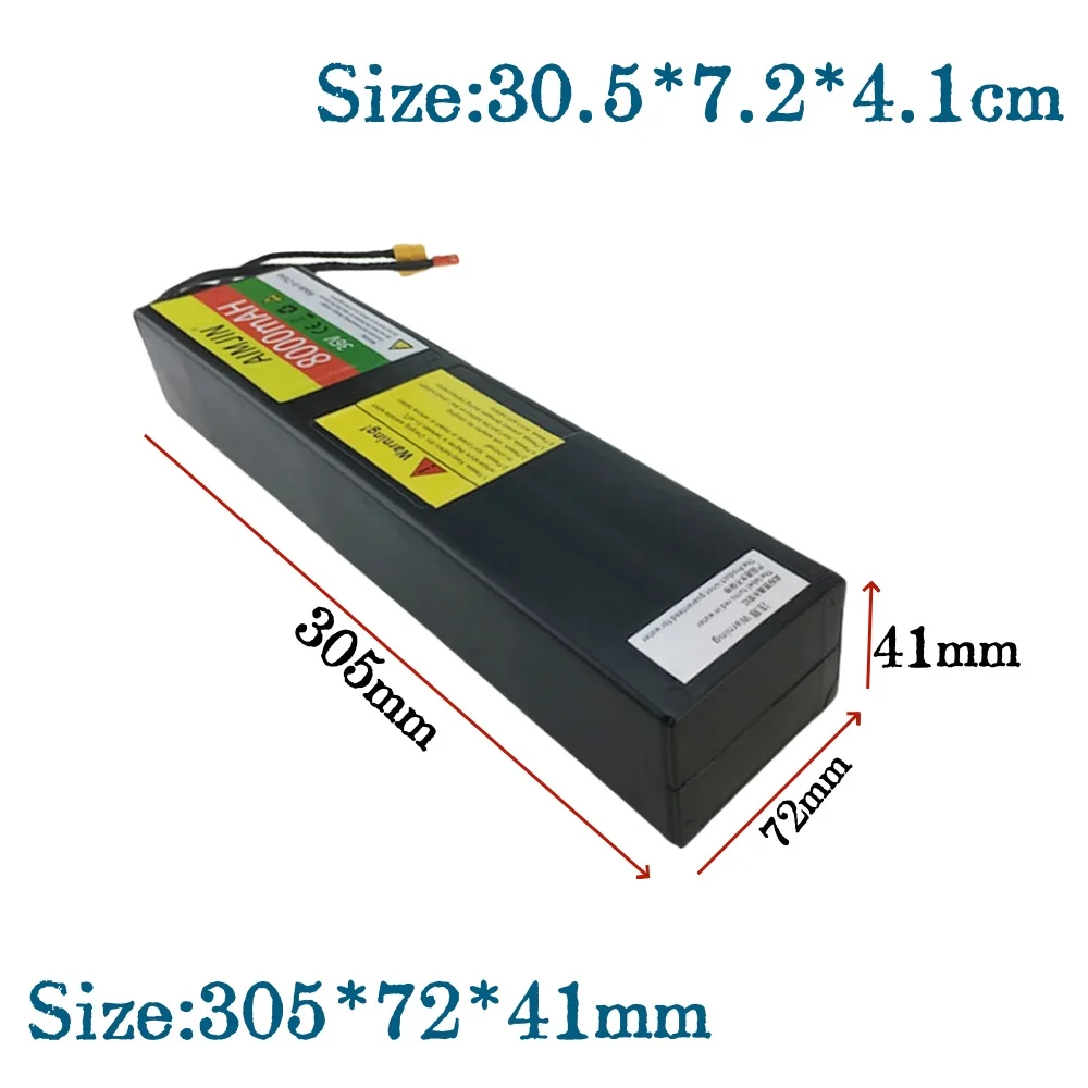 10S3P 36V 8000mAh Li-ion Rechargeable Battery Pack XT60+JST Plug whit 42V 2A Charger Suitable For Electric Scooter