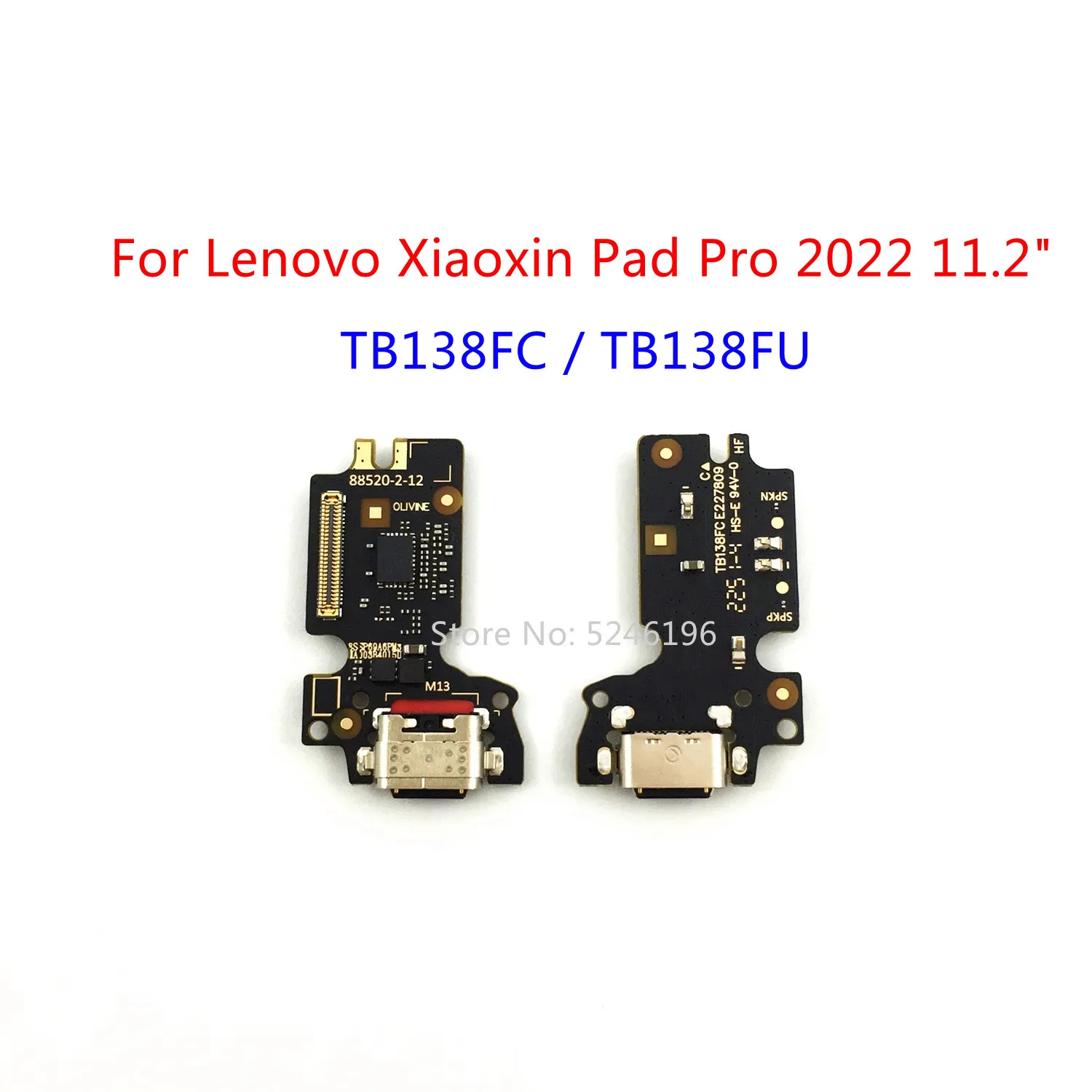 

1 шт. USB-порт для зарядки, разъем для зарядного устройства для Lenovo Xiaoxin Pad Pro 2022 11,2 дюйма TB138FC TB-138FC TB138FU TB-138FU, замена