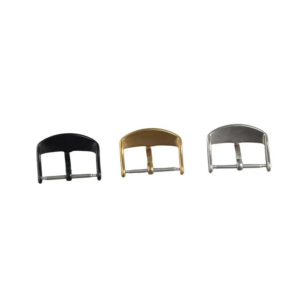 12 14 16 18 20 22mm Replaceable Spare Stainless Steel Watch Strap Clasp Watch Accessories Watchband Buckle