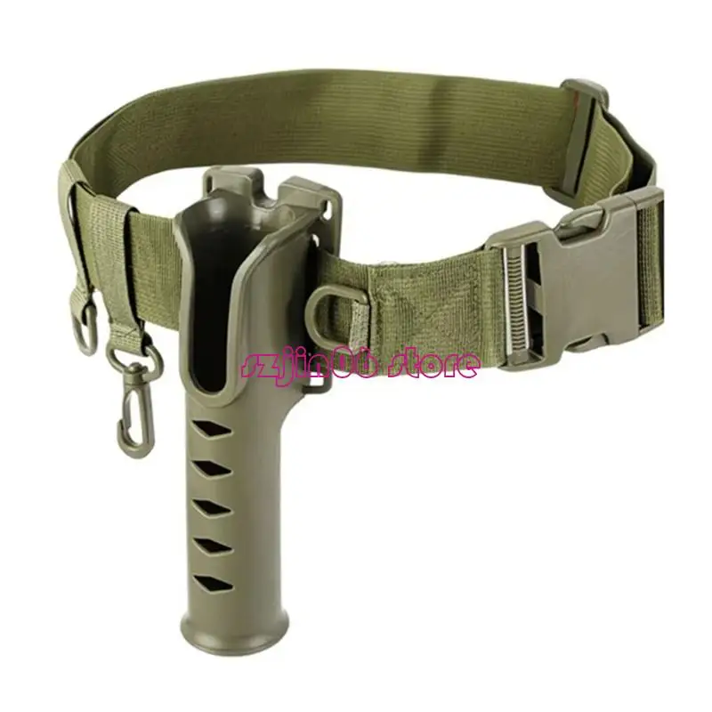 XXUF Belt Rod Holder Safety Waist Belt Fishing Rod Holder Poles inserter Fishing Rod