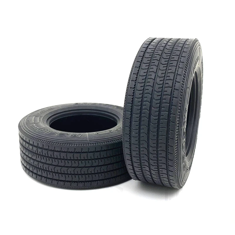 1 Paar Reifen-Upgrades 1/14 für Tamiya RC Truck Trailer Kipper für Scania MAN Benz Actros Volvo Auto-Diy-Teile