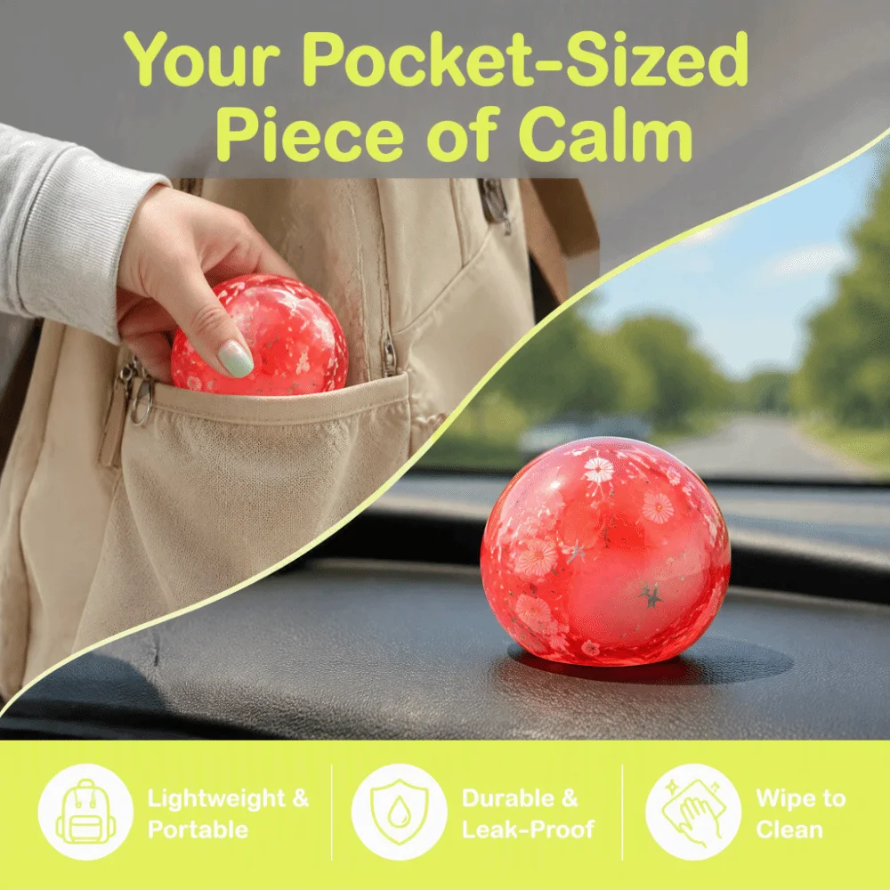 Fashion Super Soft Squeezable Balls Memory Gel Textured Stress Relief Crunchy Moldable Sensory Fidget Calming