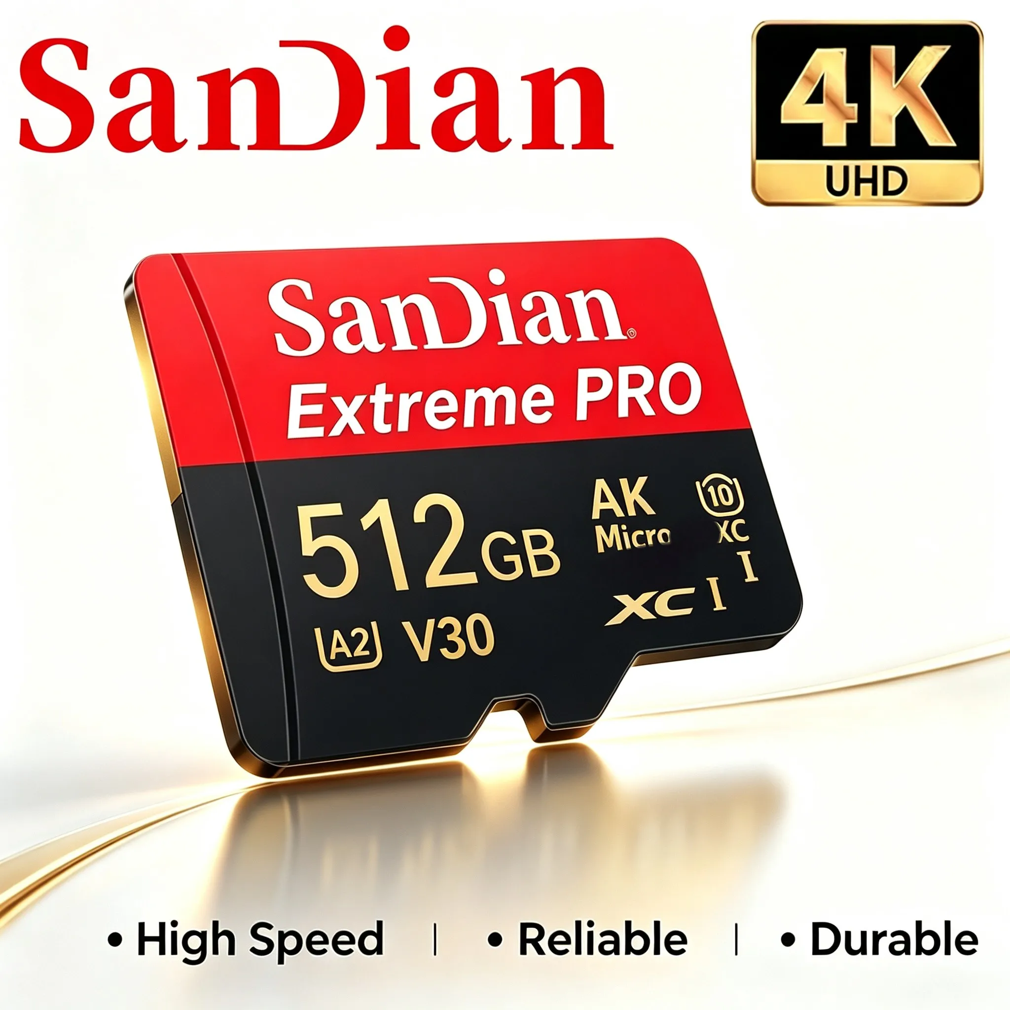 High Speed Micro TF SD Card 32GB 128GB 64GB TF Cards SD Cards Memory Card High Speed Low Power A2 for GoPro/Drone/Router/Toy