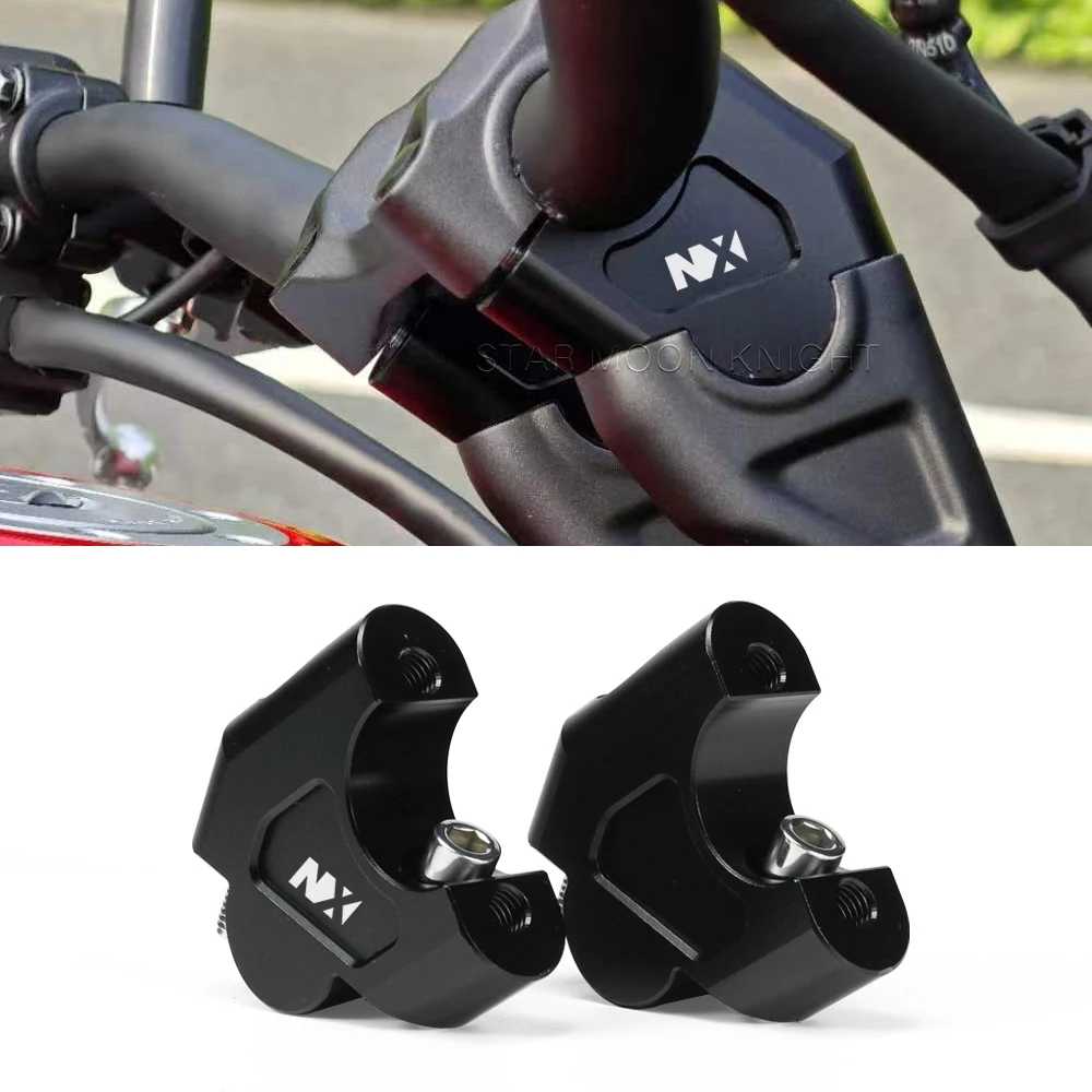 

For Honda NX400 NX500 2023 2024 NX 400 500 Handlebar Riser Clamp Adapter Handle Bar Height Lift Mount Motorcycle Accessories