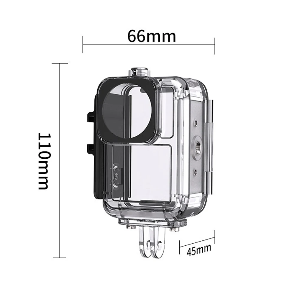 Подводный водонепроницаемый чехол 45 м, защитный чехол для дайвинга и плавания для DJI OSMO Action 3 4 5, аксессуары для спортивной камеры