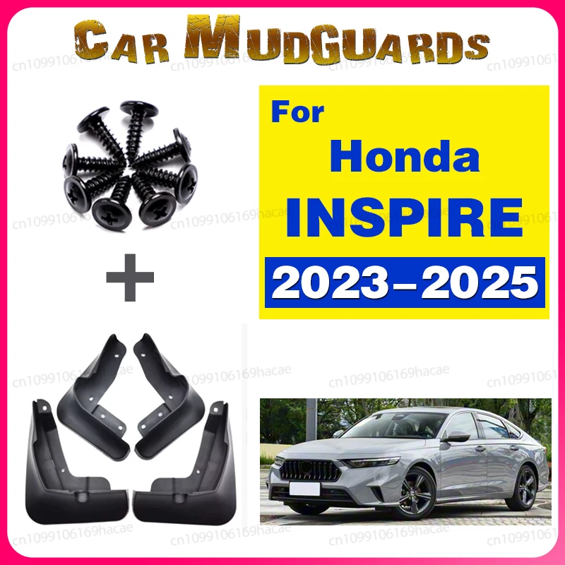

For Honda inspire 2023-2025 Fender Mudguard Mud Flaps Guard Splash Flap Mudguards Car Accessories