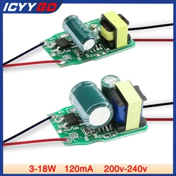 LED Non-Isolated Driver 3W 5W 8W 10w 12w 15w 18w LED Power Supply AC200-240V Lighting Transformers For LED SMD Bulb DIY
