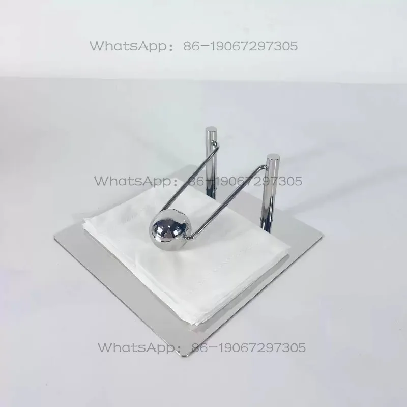 Stainless Steel Tissue Box, Living Room Coffee Table Pumping Carton, Face Towel Storage Box, Home Decoration.