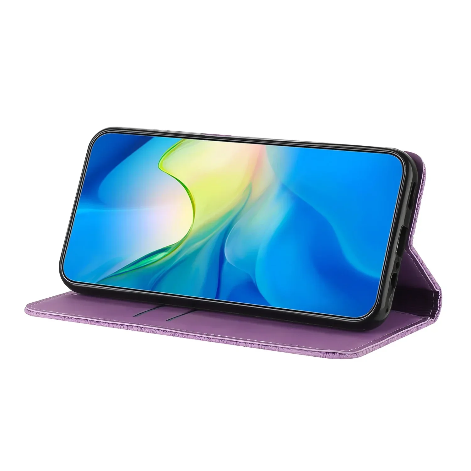 Magnetyczne skórzane etui na telefon Samsung Galaxy S25 S24 Ultra S23 S22 S21 S20 FE 5G S10 S9 S8 Plus Etui Flip Wallet Back Cover — zdjęcie produktu 5