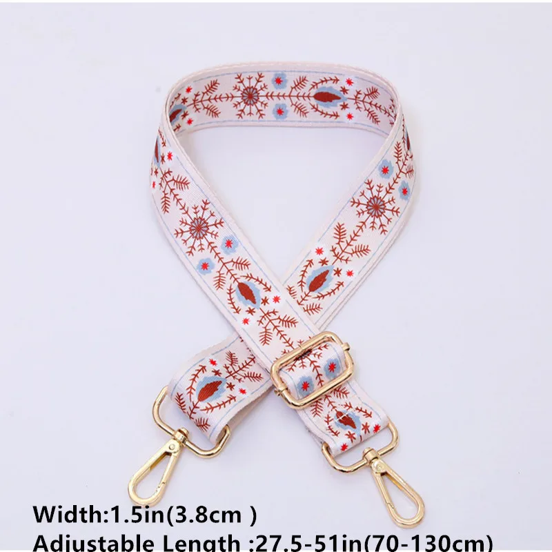 Wide 3.8cm Handbag Strap Bag  Accessories Messenger Backpack Replacement Women Adjustable Fashion Bag Strap