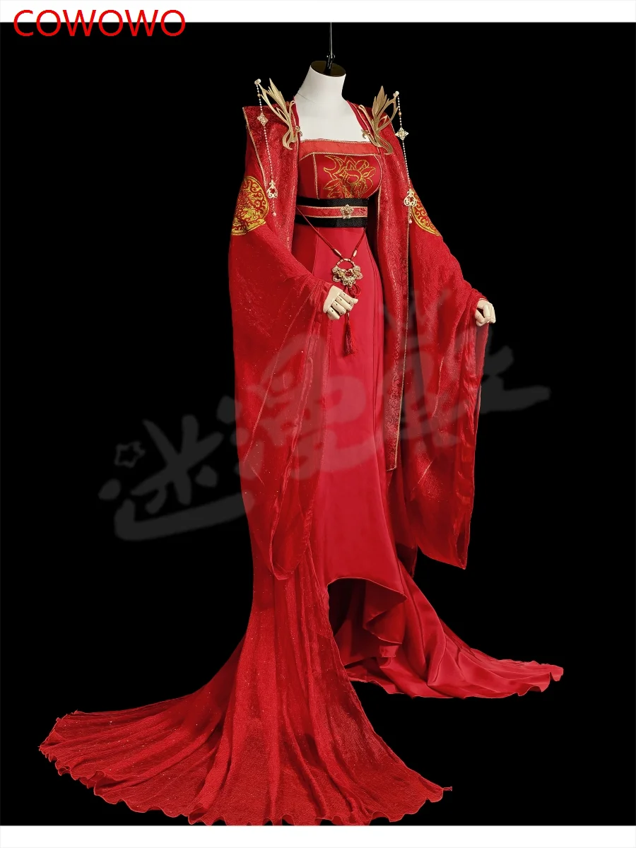 Azur Lane Harbin Peony Red Wedding Dresses Cosplay Costume Cos Game Anime Party Uniform Hallowen Play Role Clothes Clothing