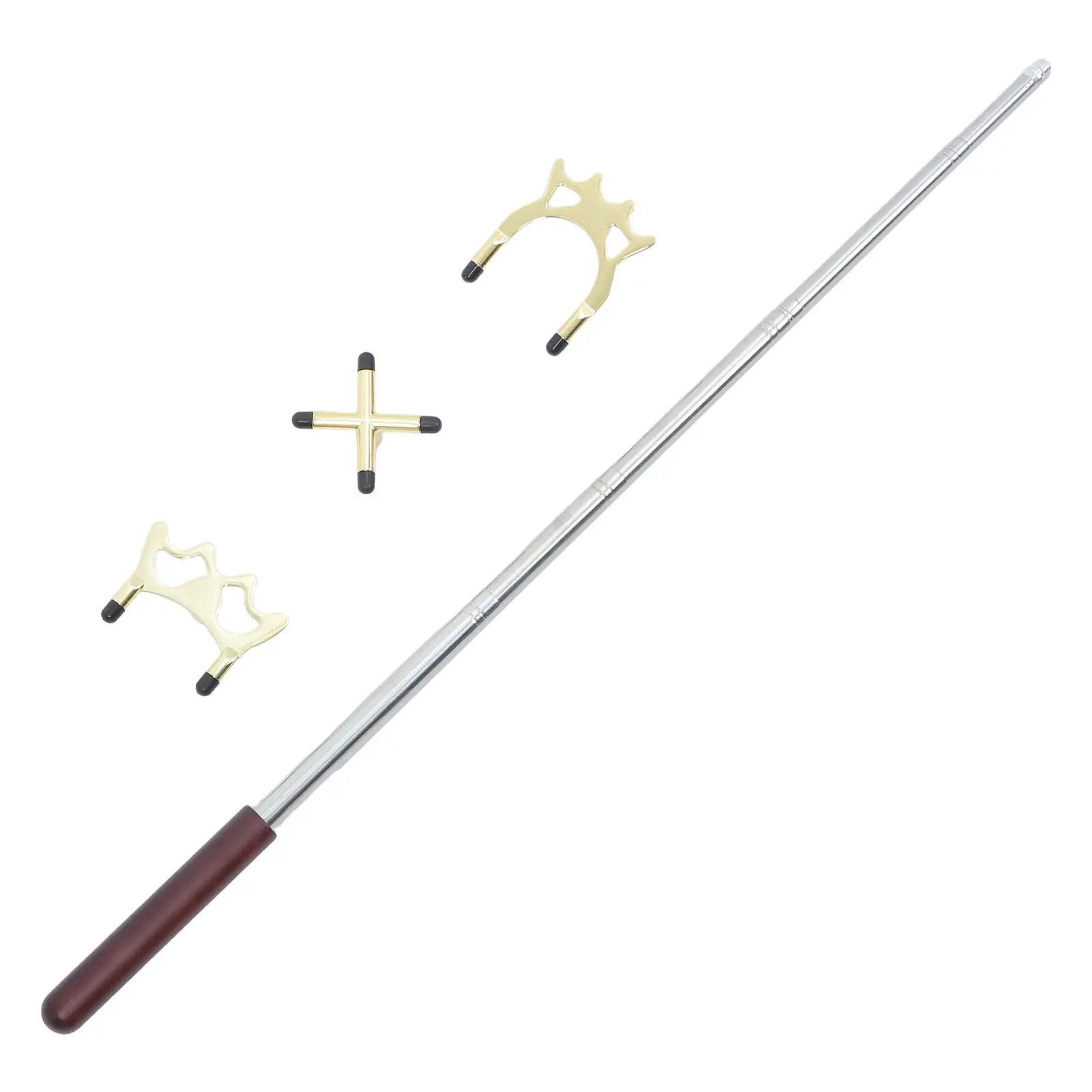 

Retractable Pool Cue Bridge Detachable Metal Head Adjustable Length Portable Billiard Bridge Stick Snooker Accessories Pool