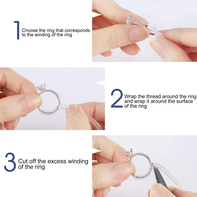 Ring Sizer Tool 6x Finger Measure for Ring Size Jewelry Sizing Tools Finger Sizing Ring Gauge Measurer for for Women Men