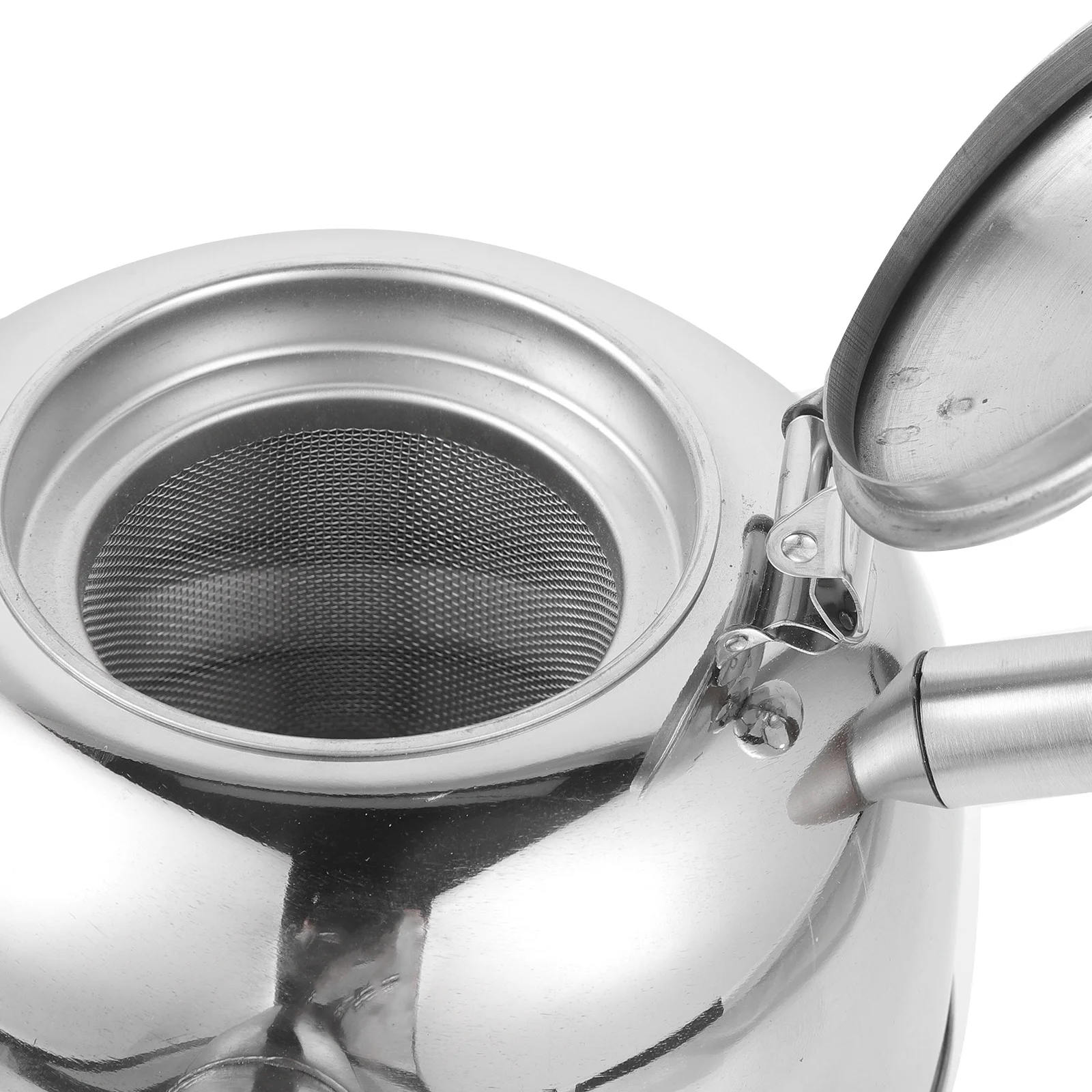 

Handle Stainless Steel Kettle Stovetop Tea Pot With Strainer Portable Kitchen Water Heater Household Wear-Resistant