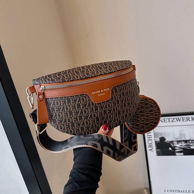 

Брендовая дизайнерская нагрудная сумка с кошельком для монет, женская поясная сумка, модная поясная сумка, женские повседневные сумки через плечо для покупок