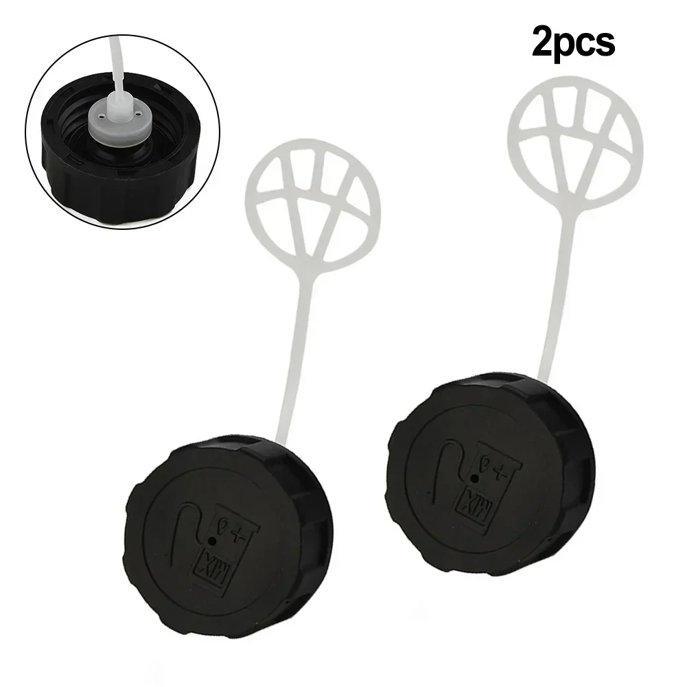2 Stuks 47*32 Mm Tankdop Cover Voor 43cc 49cc 52cc 55cc Strimmer Heggenschaar Bush cutter Elektrische Zaag Aanstampen Machine Toebehoren