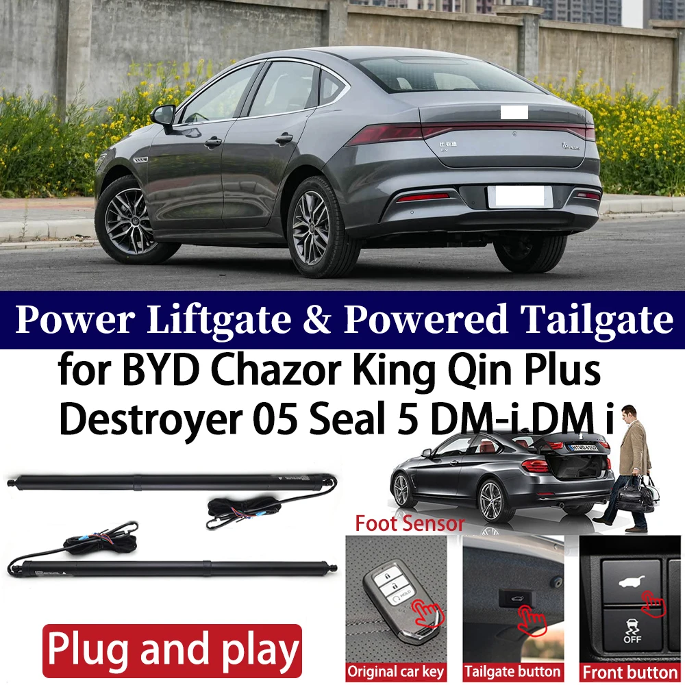 

for BYD Chazor King Qin Plus Destroyer 05 Seal 5 DM-i DM i Car Auto Power Electric Tailgate Liftgate Lift Trunk Closer System