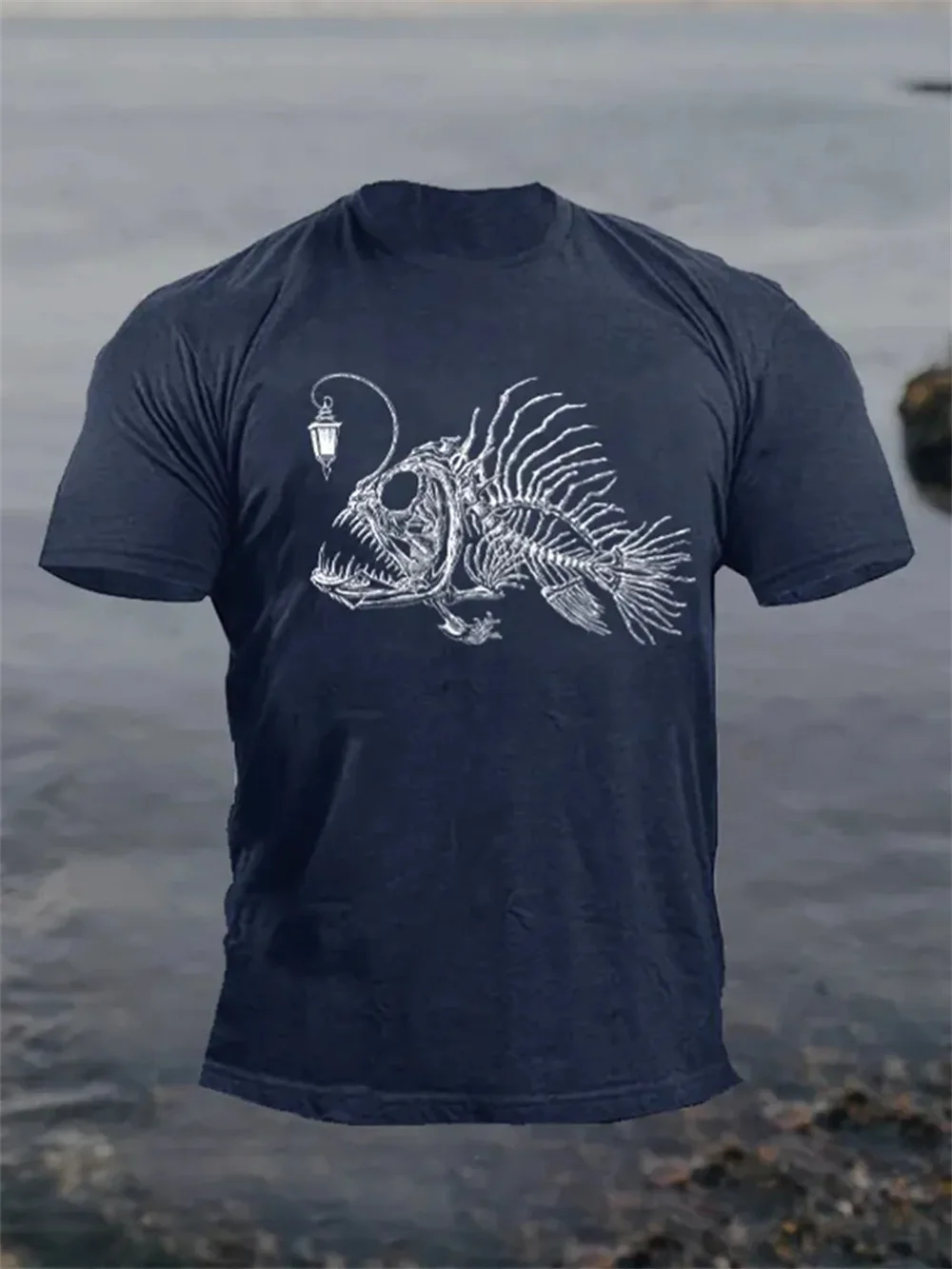 Animal Fish 3d Printed Short Sleeve Men's T-Shirt Summer Fashion Street Men's Clothing T Shirt For Men Vintage Daily Casual Tops