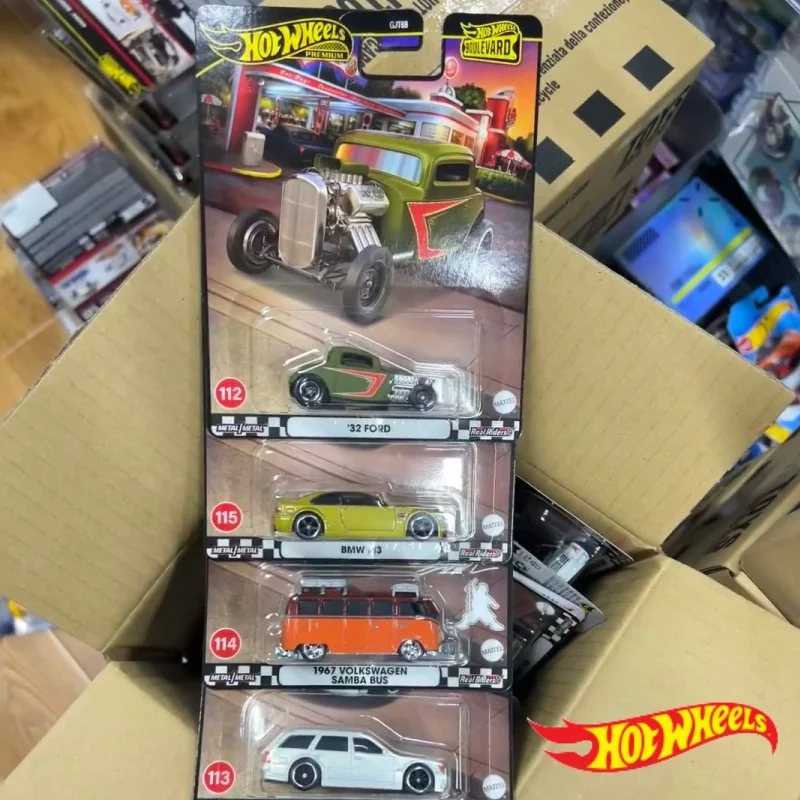 Orginal In Stock Hot Wheels Boulevard Mix 5 Gjt68 1:64 Diecast Model Collectible Car Model Vehicle Boys Birthday Holiday Gifts