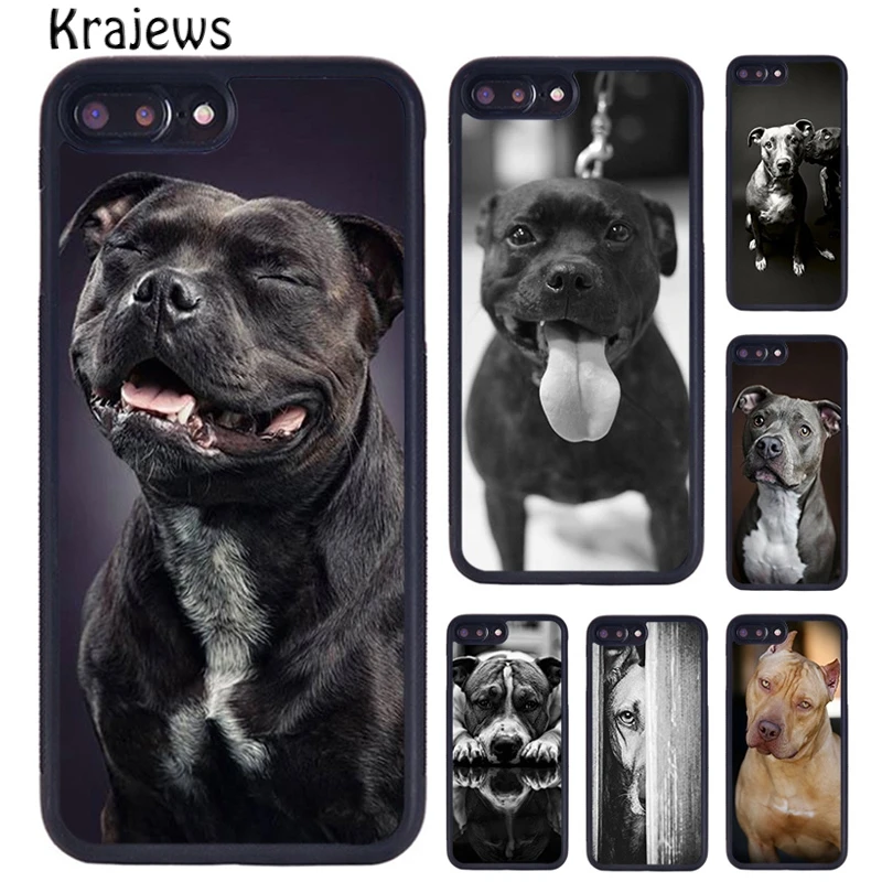 Krajews Staffy mum Staffordshire Bull Terrier Phone Case For iPhone 16 15 14 plus XR XS 11 12 13 pro max coque