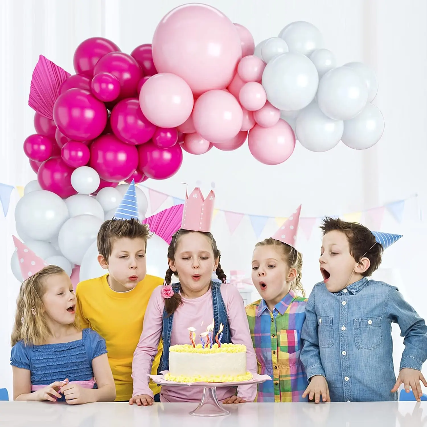 Globos para fiestas de revelación de género, suministros para fiestas, 50 piezas, rosa, blanco, día de la Madre, Día del Padre, temporada de graduación, Día de San Valentín, Baby Shower