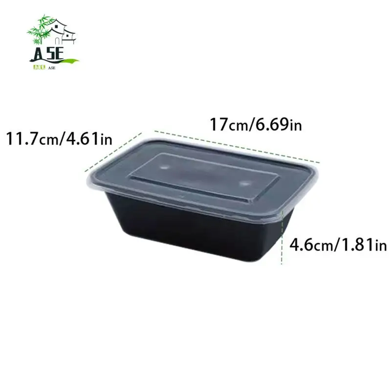 

A05E-50-Pack Контейнеры для приготовления еды Ланч-бокс для хранения продуктов Многоразовые контейнеры для еды на вынос