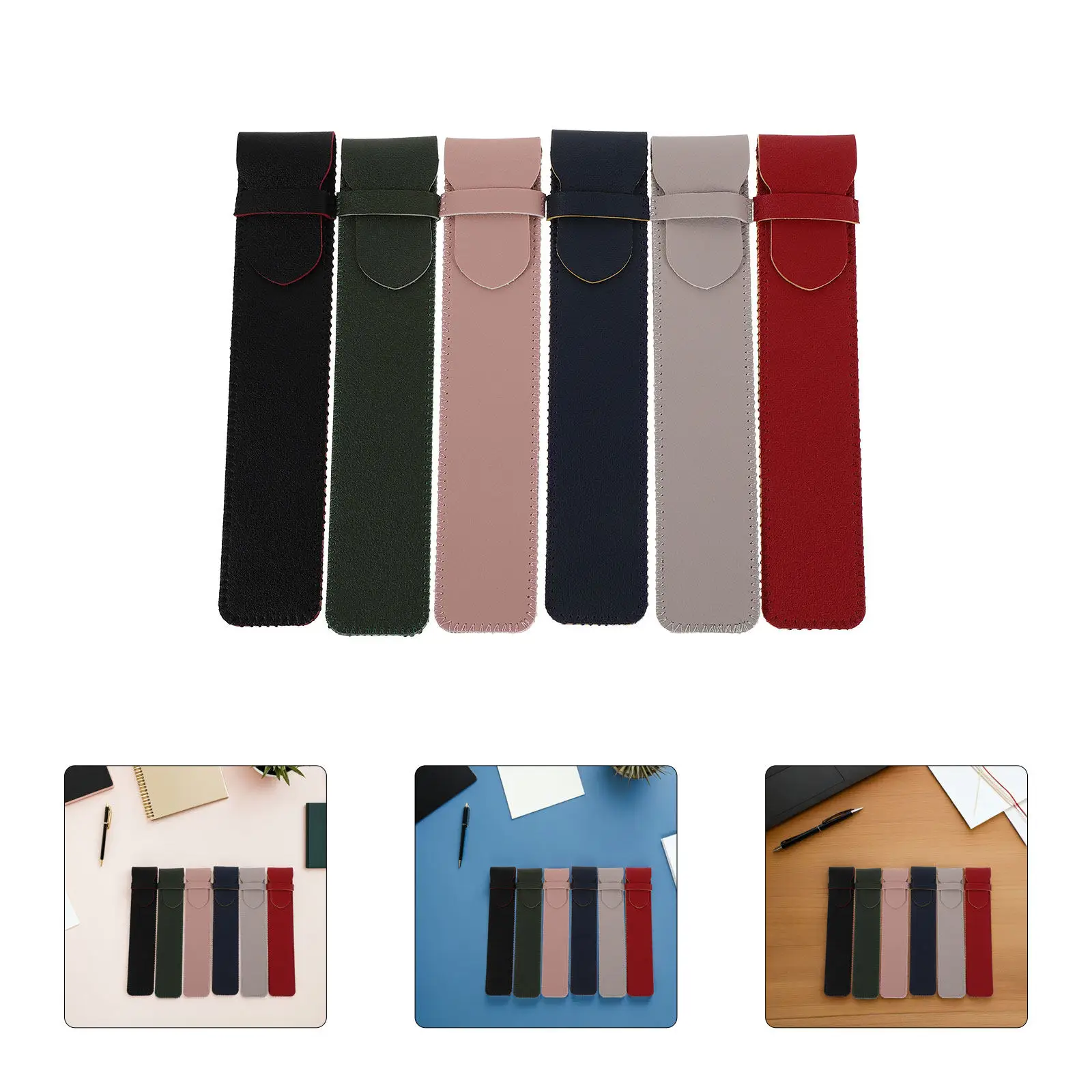 

6 шт. емкостных стилусов-карандашей в защитном чехле, тонкий легкий держатель для сенсорных планшетов, для рисования, письма, школы