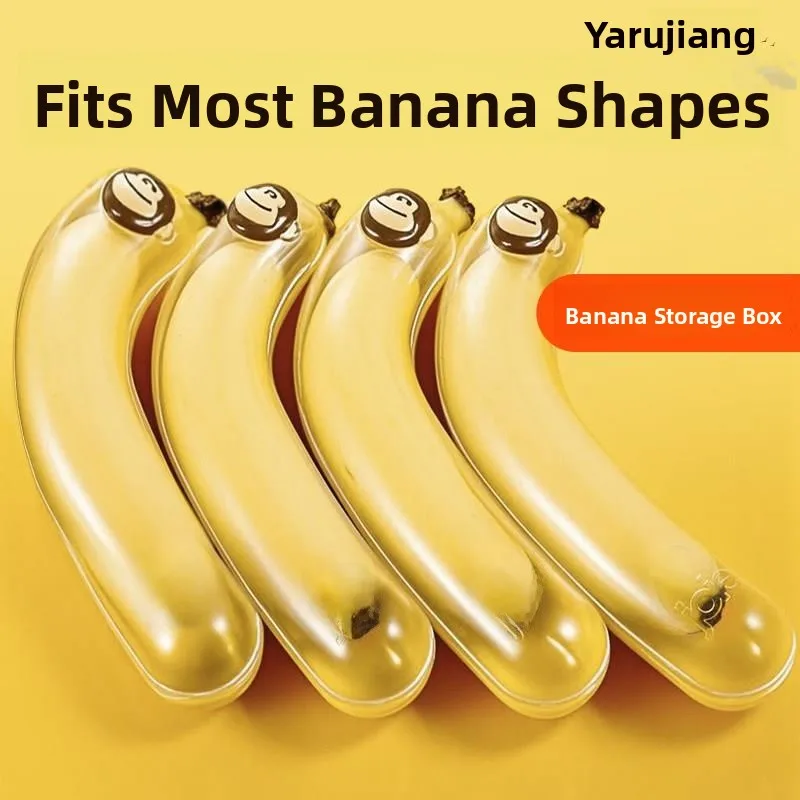

Portable Banana Preservation Box Shockproof Food Storage Container Primary School Student Special Use Carry on Storage Case