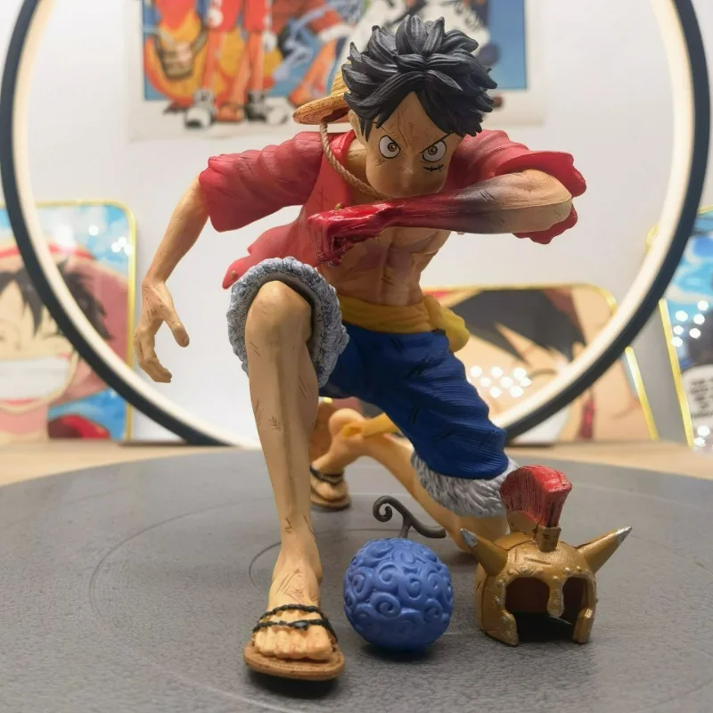 

One Piece Monkey D. Luffy Anime Figure Gear 3 Action Figures Statue Collection Desktop decoration toys model Pendant Kids Gifts