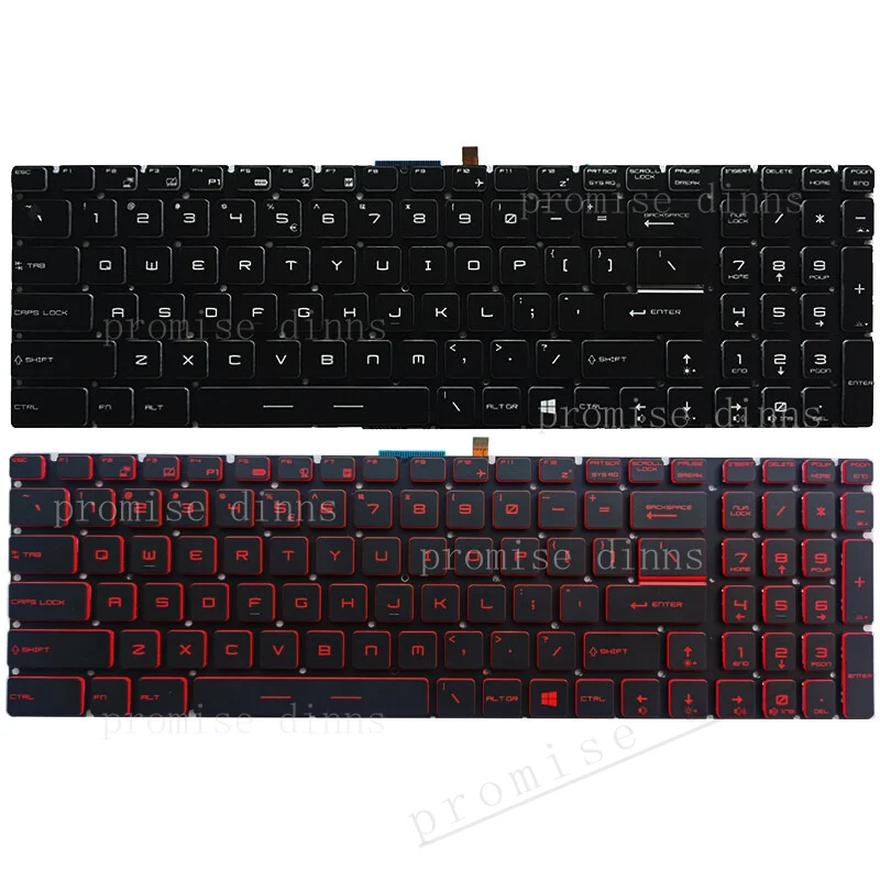M  Laptop for MSI MS-1795 MS-1796 MS-1773 MS-1791 MS-1792 MS-1793 keyboard Backlit US
