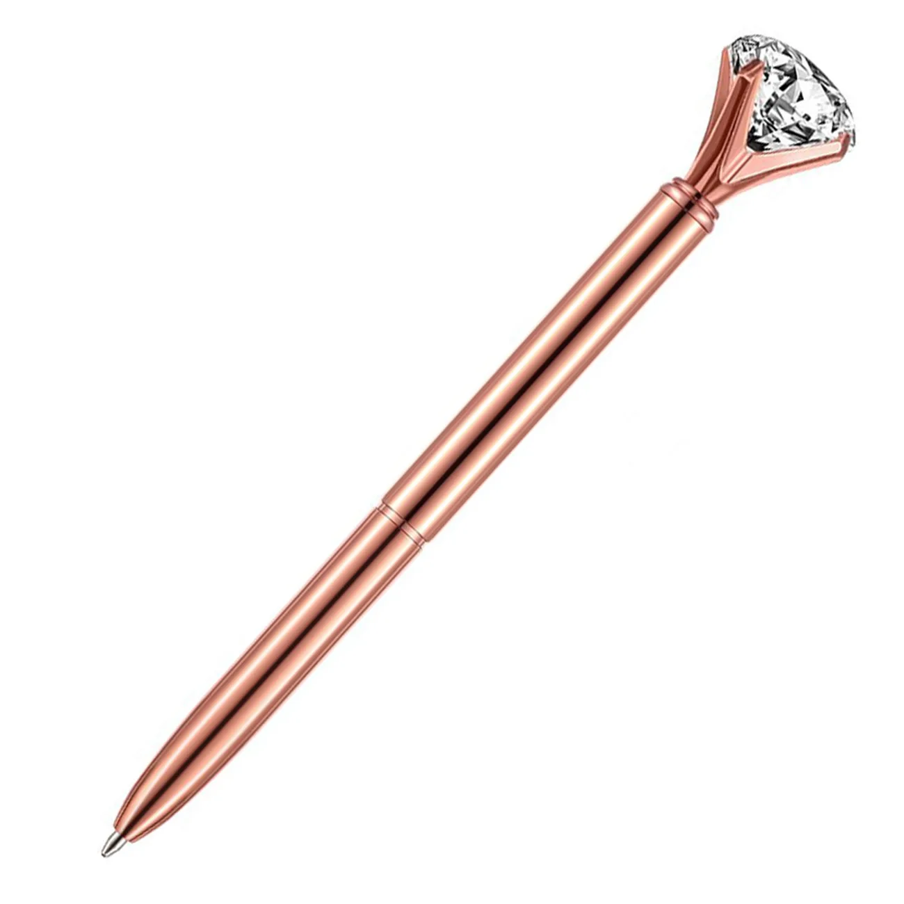 

60 Pcs/Lot Diamond Metal Ballpoint Pen For Christmas/Birthday/Business Use