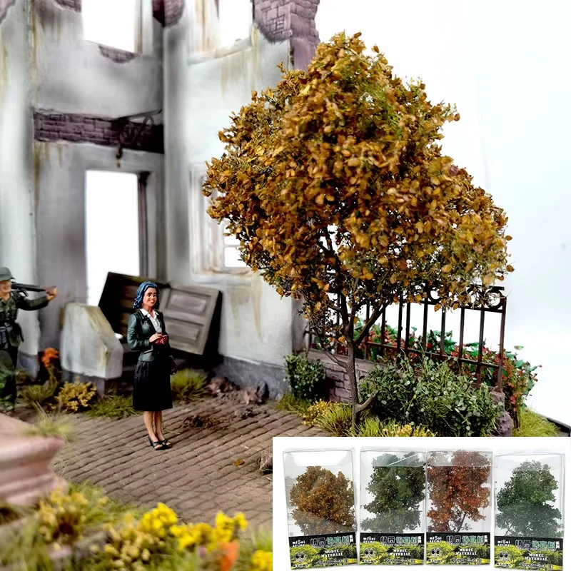 

Miniature Trees Model Military Scene Plant Toys Railway Train Layout Diy Model Making Materials Garden Decoration for Diorama