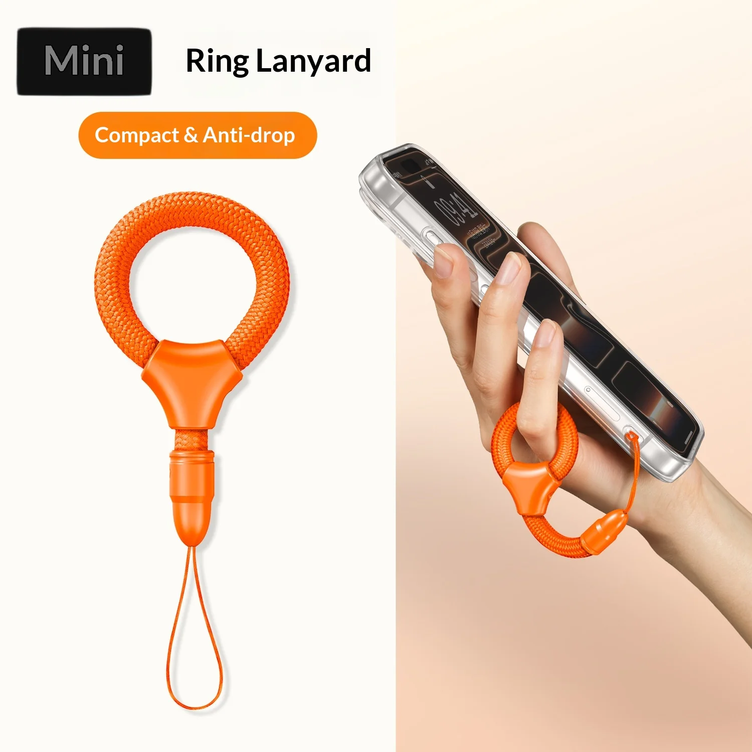 Mini Mobile Phone Lanyard Ring Rope Short Anti-Loss Theft-Resistant Woven Hand Rope for iPhone Huawei Xiaomi Oppo Meizu OnePlus