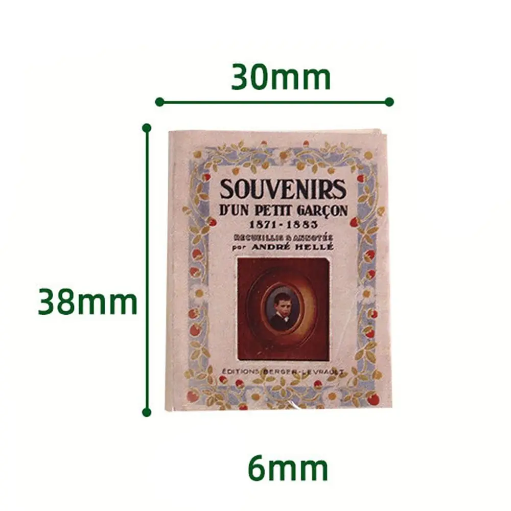 Spielzeug 1/6 1/12 Miniatur Buch Modell Mehrfarbig Kann Geöffnet Werden Puppenhaus Buch Foto Requisiten Szene Modell Mini Bücher