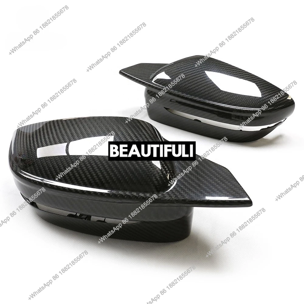 G20 Upgrade to G80 M3 Look Dry Carbon Fiber Car Rear View Mirror Cover for 3 SER G20 G28 Mirror Cap Replacement Style