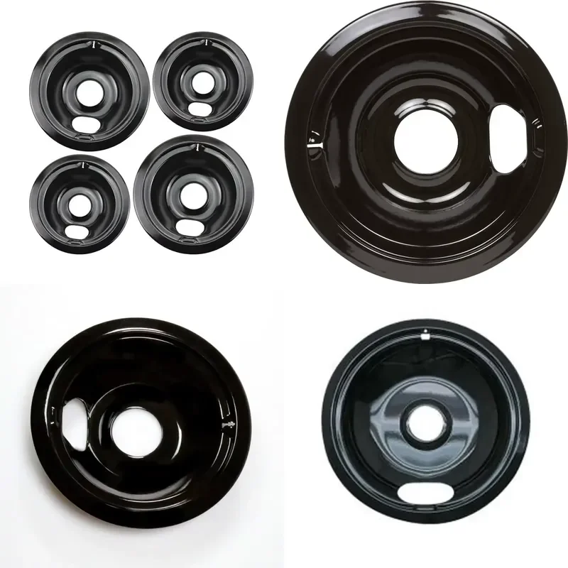 for WB31M19 and WB31M20 Chrome Drip Tray Set Gas Stove Parts Burner Drip  Replacement