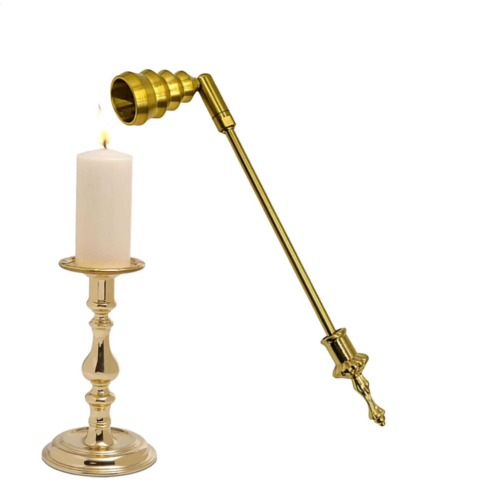 candle extinguishers Metal Wick Flame Snuffer with handles aromatherapy tools for Women Men Hosts Homeowners Entertainers
