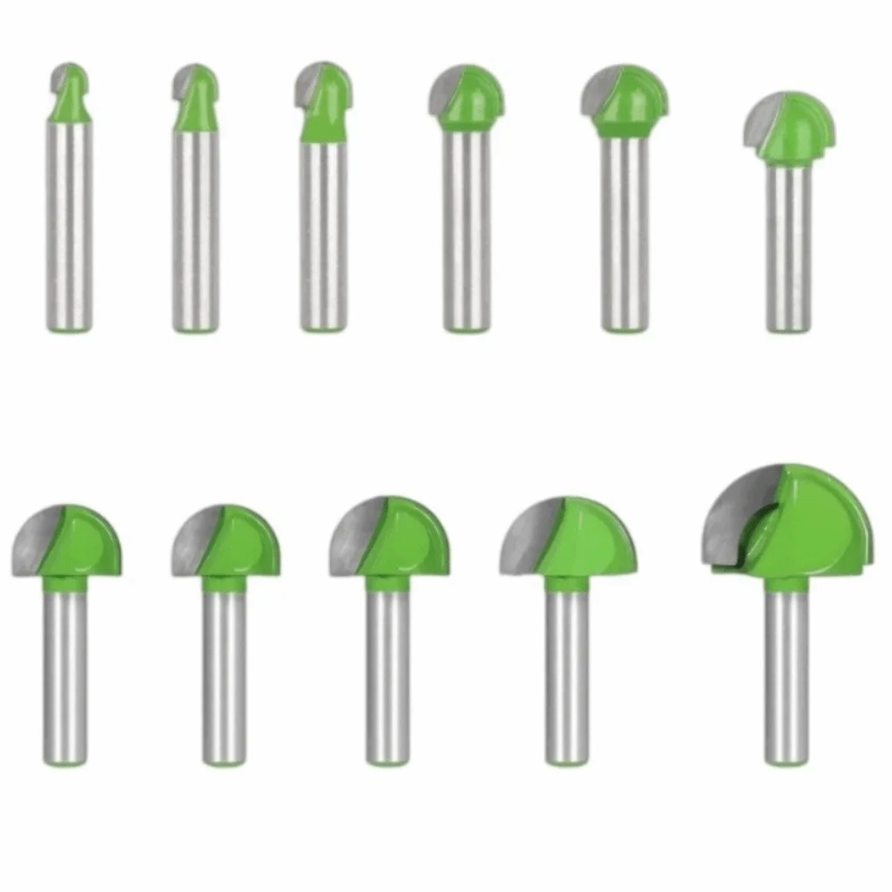 Solid Carbide Milling Cutter Round Nose Precision Cutting Round Nose Router Bit Smooth Finish 8mm Ball Nose End Mill