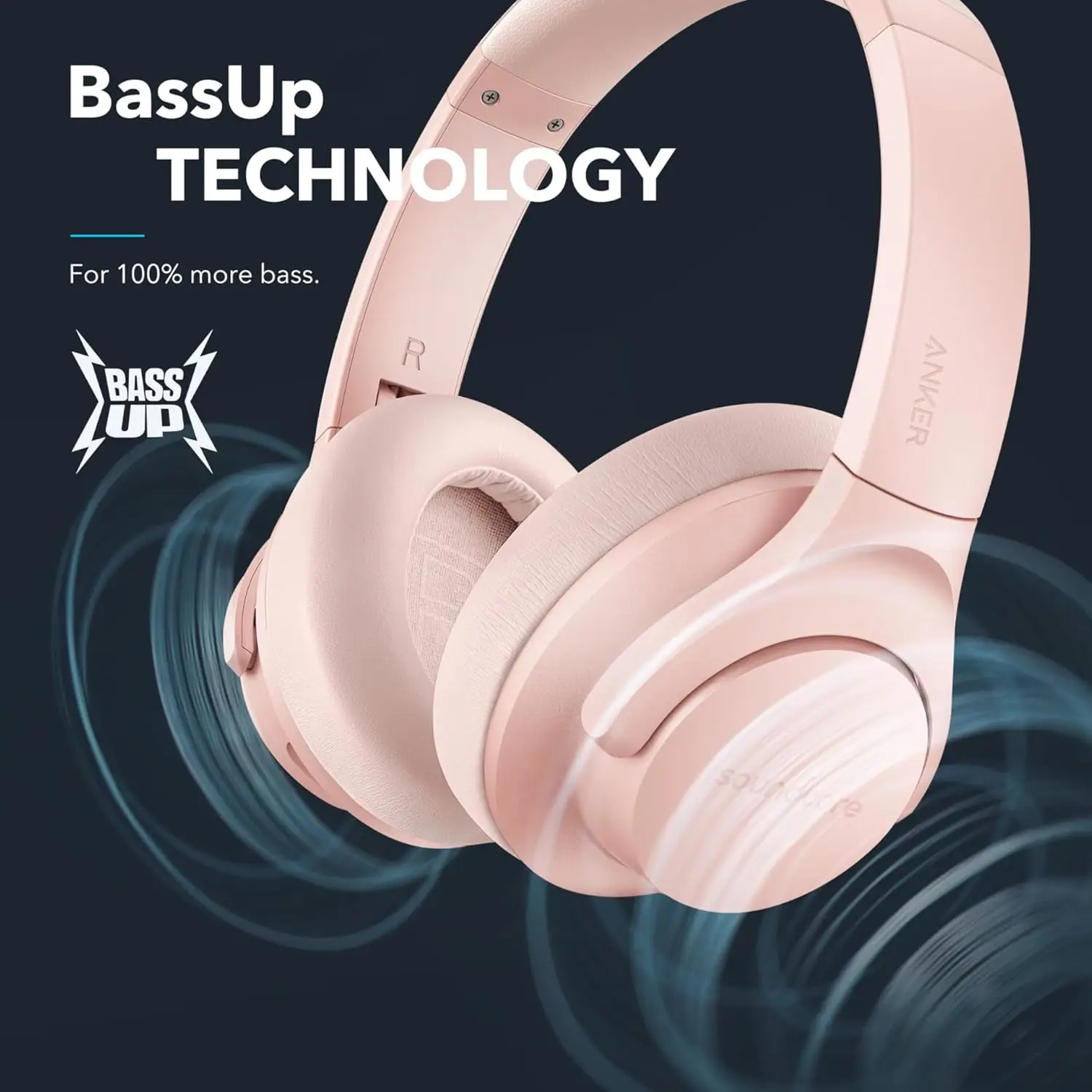 Soundcore Anker Life Q20 Hybrid Active Noise Cancelling, Wireless Over Ear Bluetooth Headphones, 60H Playtime  (Refurbished) - view 6
