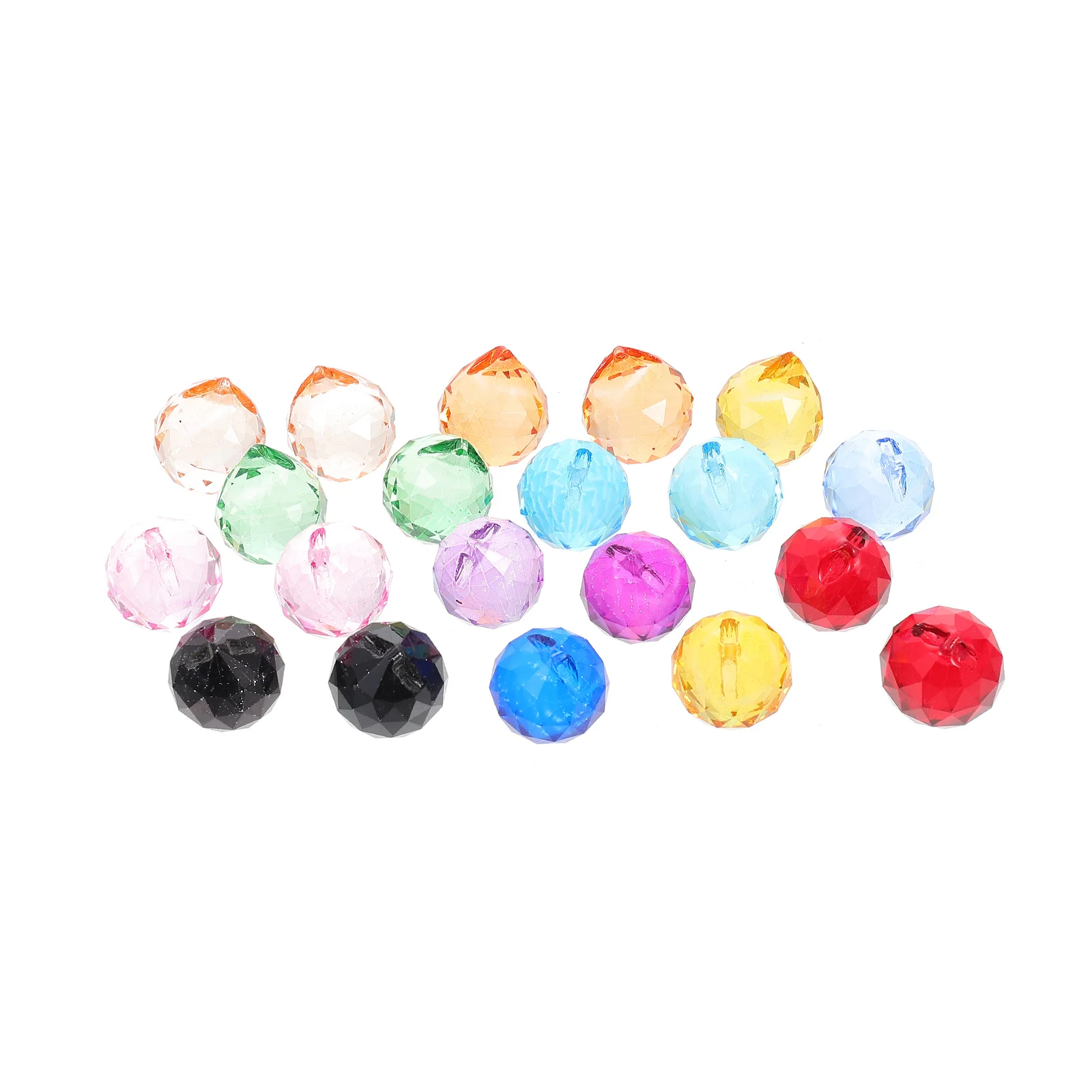 

20Pcs Crystal Prisms Pendants Long Lasting Hanging Crystals for Home Decoration and Gift Ideas Crystal Ball Pendant