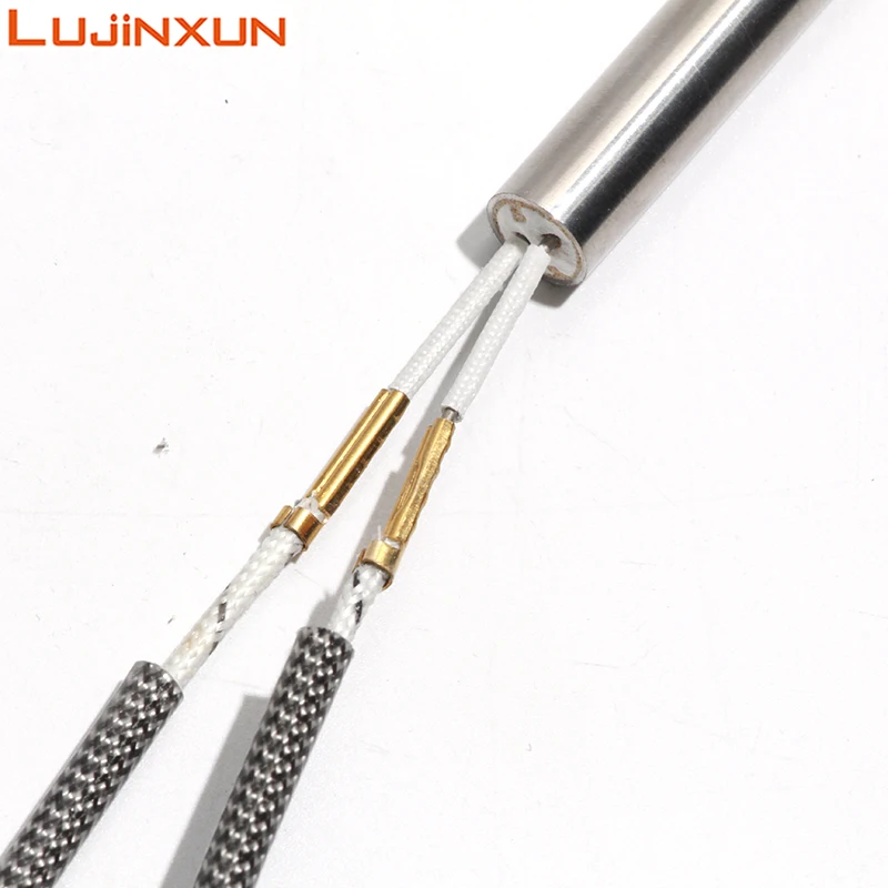 LUJINXUN 220V 300W 304SS Igniter Hot Rod 10x100-180mm Single Head Straight Heating Tube Wood Pellet Stove Parts 1PC