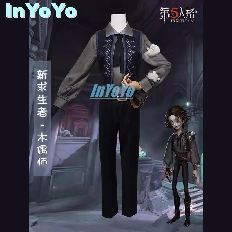 InYoYo Puppeteer Matthias Czernin Cosplay Identity V Costume New Skin Fashion Uniform Game Suit Halloween Party Outfit Unisex S-