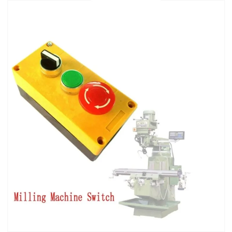 High Quality Bridgeport Milling Machine Start Stop Control Switch Box Water Pump Lathe Tool CNC