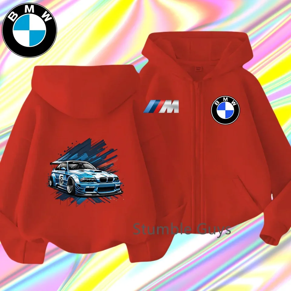 

BMW Kids Zipper Hoodie Autumn Clothes Winter Boys Girls Warm Casual Sweatshirt Cool Street Wear Jacket​